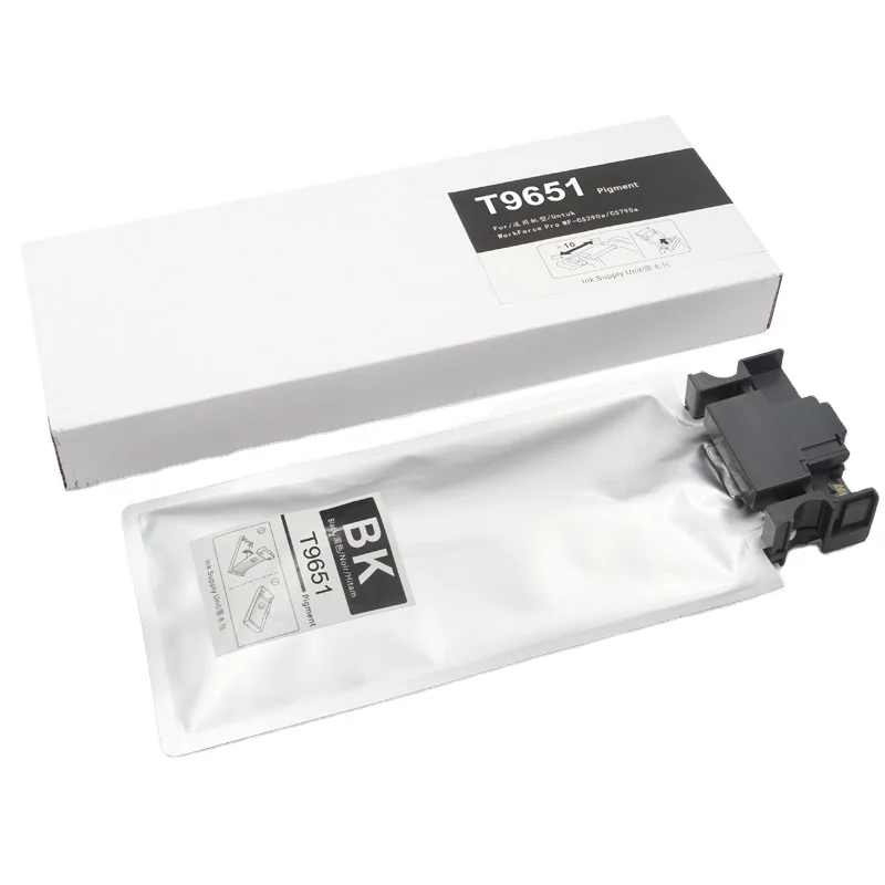 Imagem -03 - Compatível Bolsa de Tinta Tinta Pigmento Completo com Chip para Epson wf M5299 M5799dwf M5299dw M5298dw M5799 M5298 Priner T9641 T9651 T9661