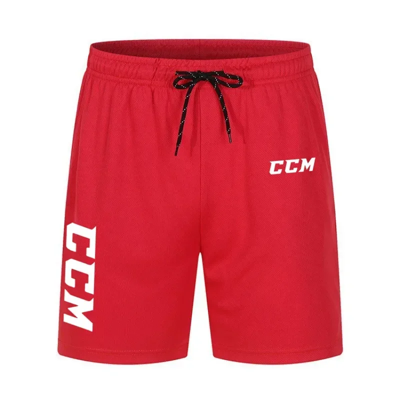 CCM 2025 Summer Jogging Men's Casual Sport Five Minute Shorts Gym Workout Men's Breathable mesh quick drying exercise  shorts