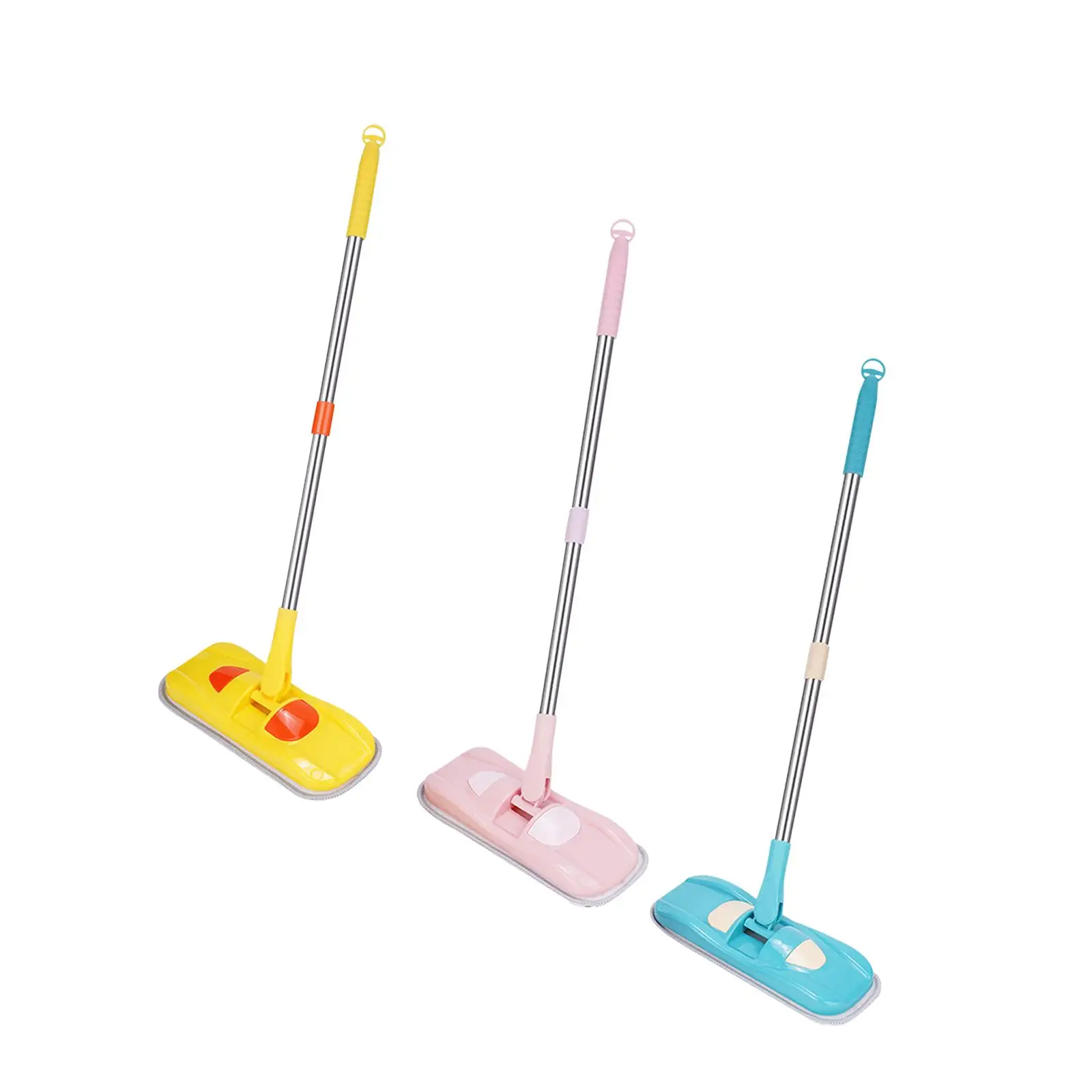 Toddlers Cleaning Toys Cool Car Theme Develop Life Skills Miniature Mopping House Tool for Preschool Kindergarten Age 3-6 Years