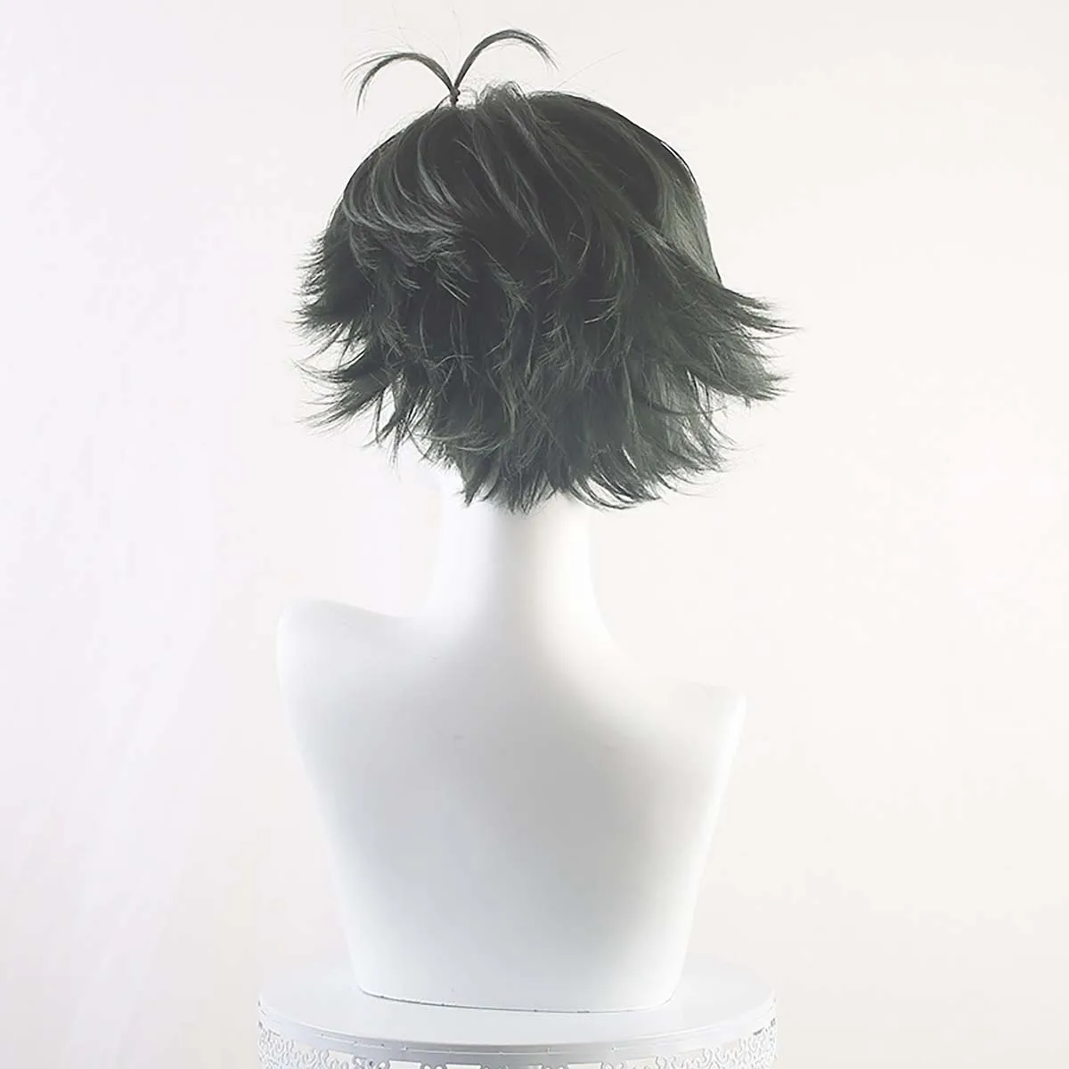 Parrucca sintetica per capelli corti verde scuro Anime SPY FAMILY Cosplay Daimon Desmond per uomo