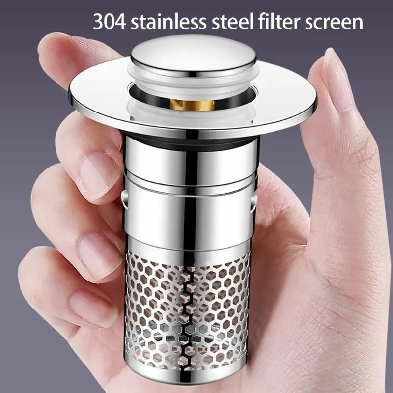 

24BA Практичные сливные пробки для ванн и сливной коллектор, конструкция без засорения, корзина для фильтра, аксессуар для слива