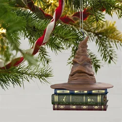 New Festival Decoration Pendant Sorting Hat Sound Magic Hat Christmas Tree Decoration Resin Collection Children's Christmas Gift