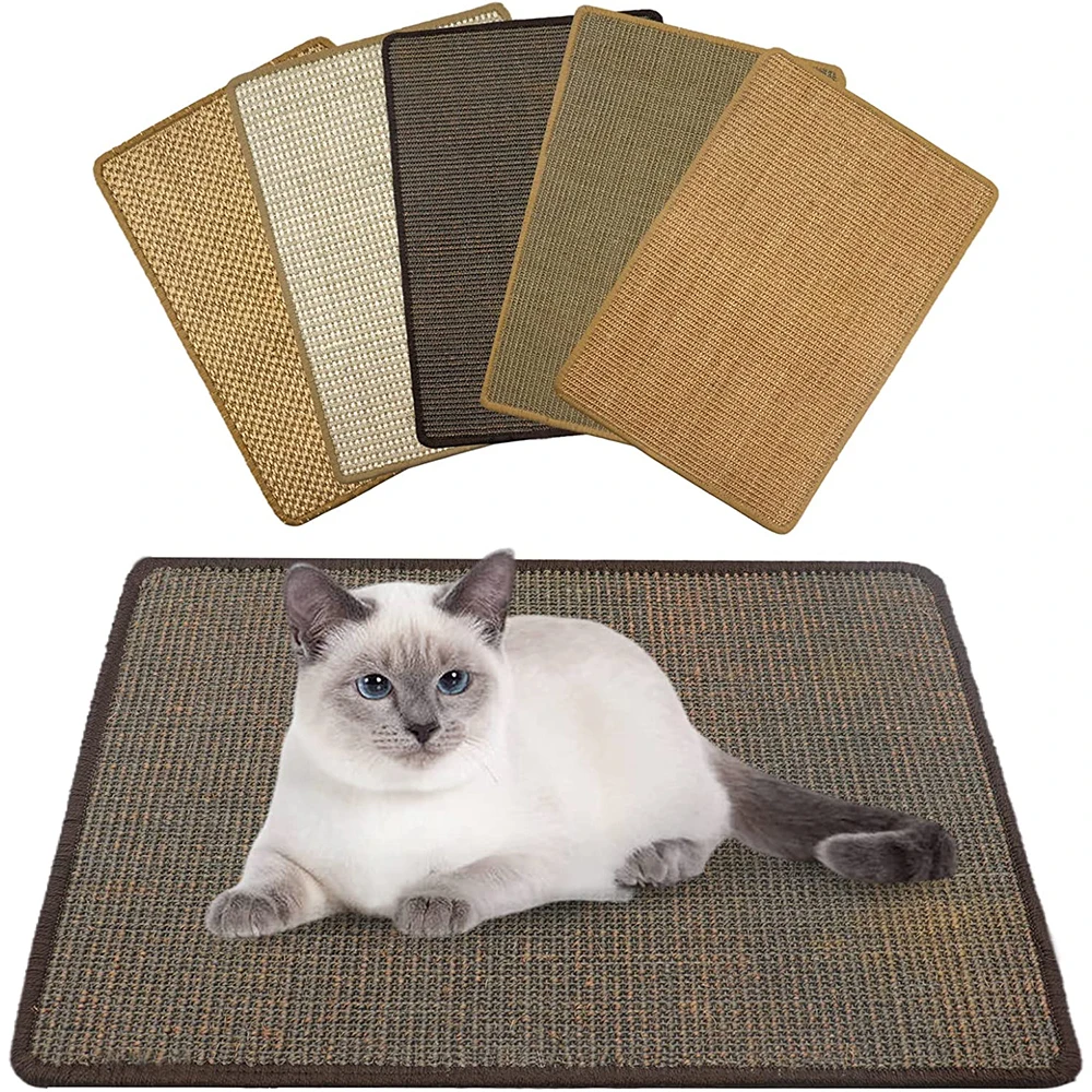 

Cat scratcher carpet cat scratch mat sofa protector cat scratching mat Sisal Cat Scratcher Cat House and Carpet for Cat