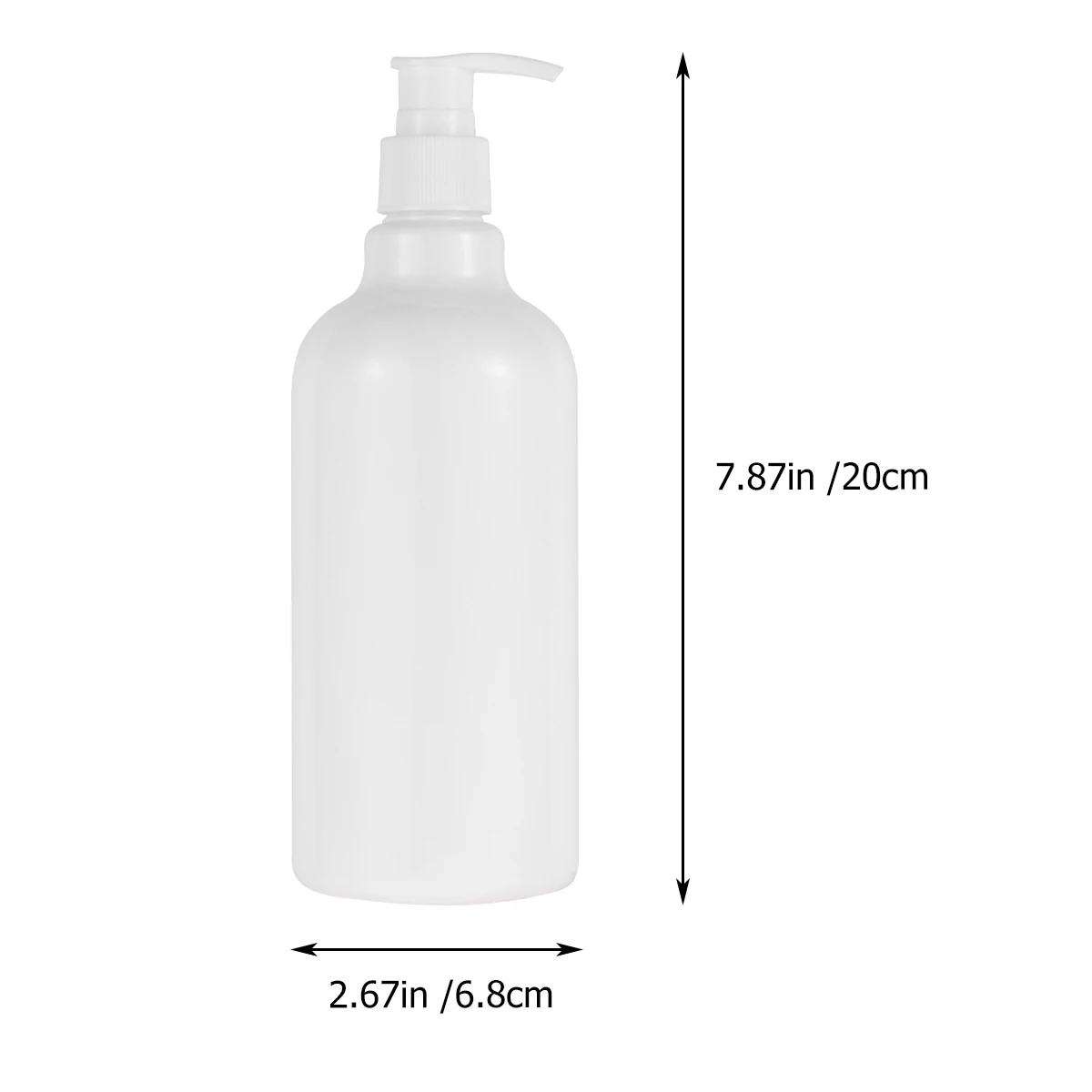 

4PCS 500ml Clear Shampoo Dispenser Square Bottles Pump Reusable EcoFriendly Travel Size Liquid Container Body Wash Holder