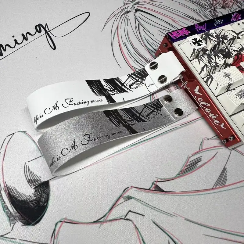 Fubuki Of Hell Ribbon Magnetic Axis Mechanical Keyboard Diy Keyboard Accessories Pc Game Keyboard Collection Gifts Custom Ribbon 6