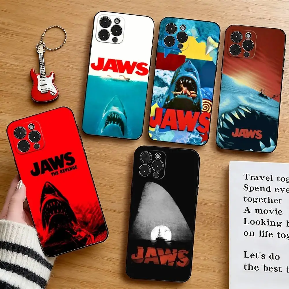 

J-Jaws Movie 1975 Phone Case Silicone Soft For IPhone 17 16 15 14 13 12 11 X XR Plus Pro Max Plus
