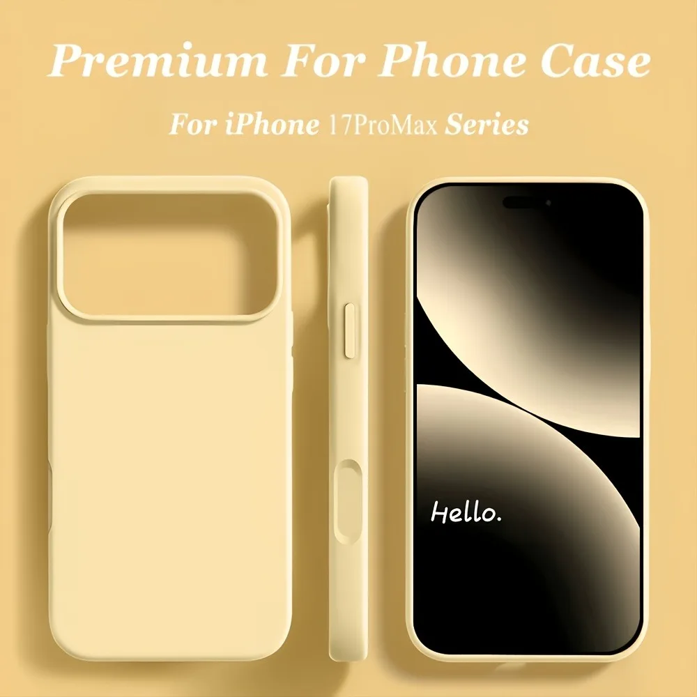 Flüssigsilikonhülle für iPhone 18 17 16 Pro Max, weiche TPU-Hülle für iPhone 17 18 Pro, stoßfeste Schutzhülle für iPhone 15 14 Pro Max – Detail 2