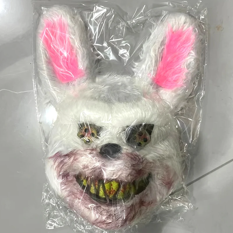 

Хэллоуин Косплей Маска Для Лица Необычные Вечерние Сценический Макияж Страшный Медведь Кролик Мультяшный Головной Убор Карнавальный Костюм Опора Маскарадная Маска