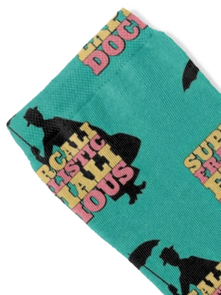 supercalifragilisticexpialidocious Mary Poppins Socks New year's winter Socks Men's Women's