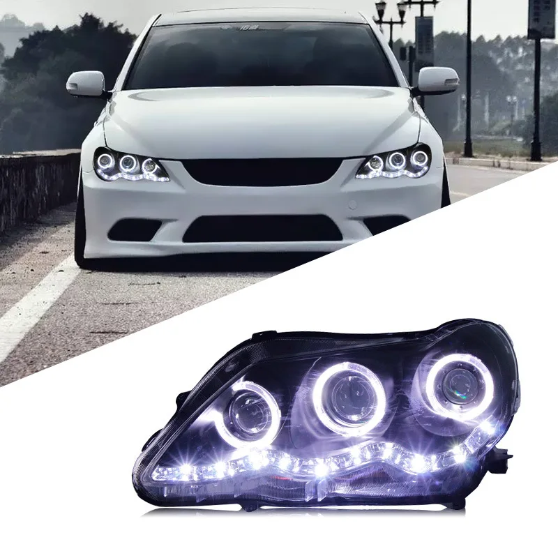 

Suitable for Toyota 05-09 old Ruizhi headlight assembly modified LED daytime running light angel eye lens xenon lamp