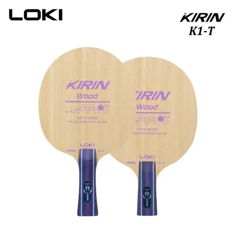 Original Loki Table Tennis Blade Kirin K1-T 5ply Wood Ping Pong Racksts Kirin Series Blade FL Pure Wood Rackets