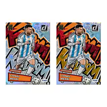 Panini 2023-24 Donruss Kaboom Gold Lionel Messi Kylian Mbappe Beckham DIY hausgemachte Fußballstar Sammelkarte Geschenkkollektion - AliExpress 