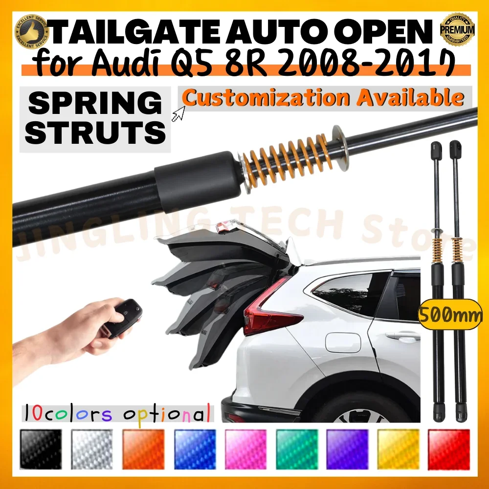 

Qty(2) Trunk Struts with Spring for Audi Q5 8R 2008-2017 Without Power LiftGate Rear Tailgate Lift Support Shock Absorber Damper