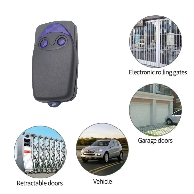 Garage Door Opener Remote Control, Bearing Code, NICE, FLO2RS, FLO2RE, ERA ONE, INTI, 433.92MHz