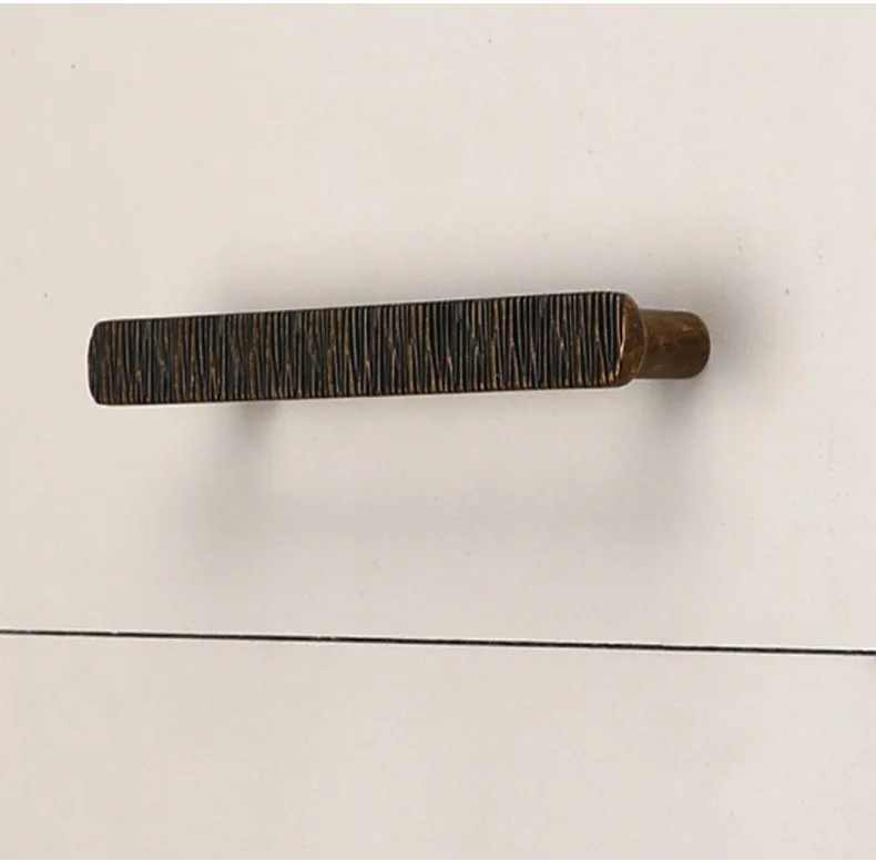 YUTOKO Antiker Bronze-Schrankgriff im chinesischen Stil, Einloch-Schubladengriff, kleiner Griff für Schränke und Aufbewahrungsschränke – Detail 9