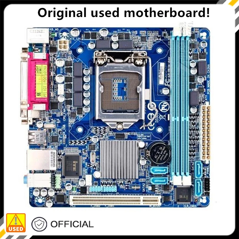 

H61 GA-H61N-D2V H61N-D2V ITX Used Desktop Board H61 Slot LGA1155 DDR3 Motherboard SATA2 USB2.0 Support I3 I5 I7