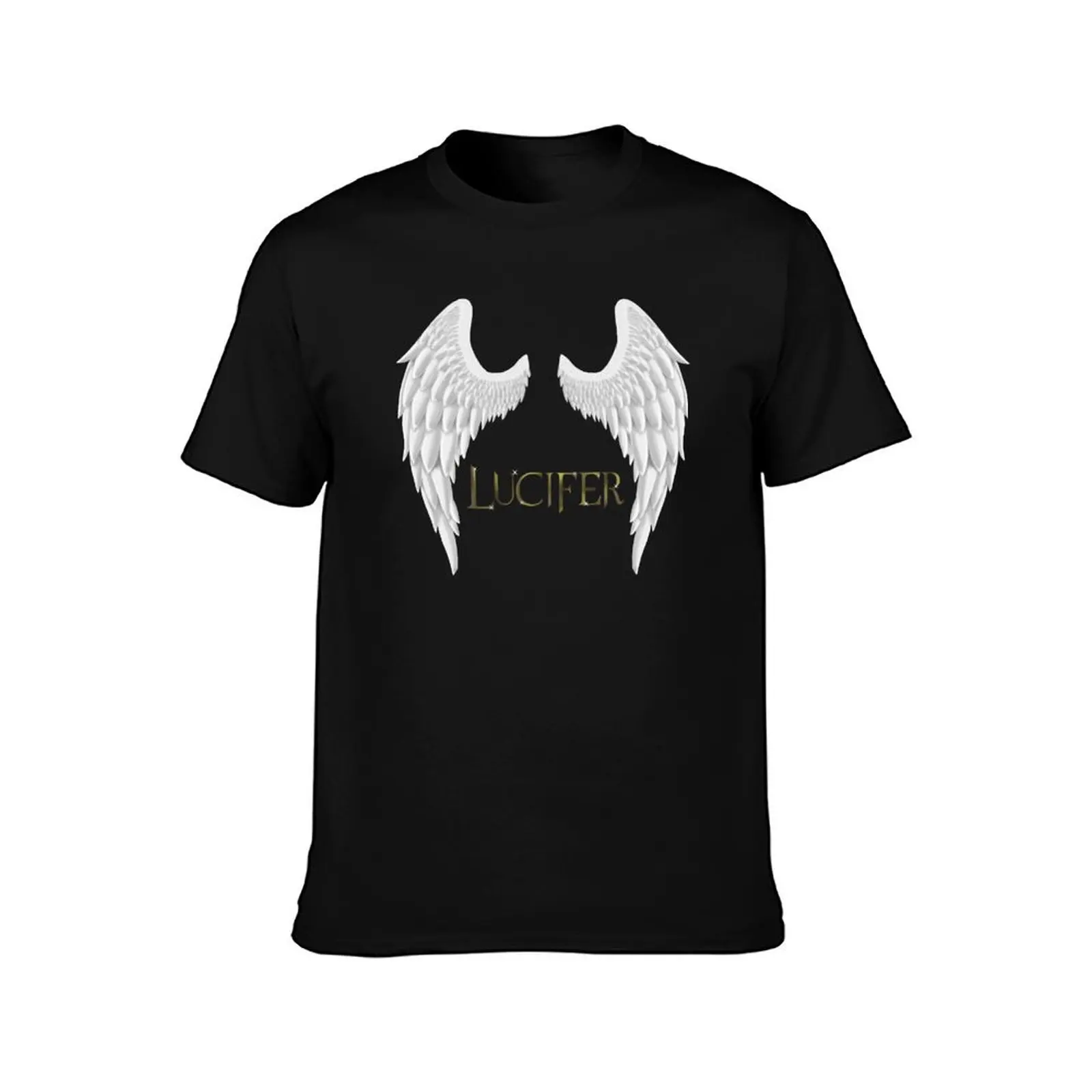 Lucifer wings T-Shirt Running Gym Short Sleeve Sports Tee T-Shirt