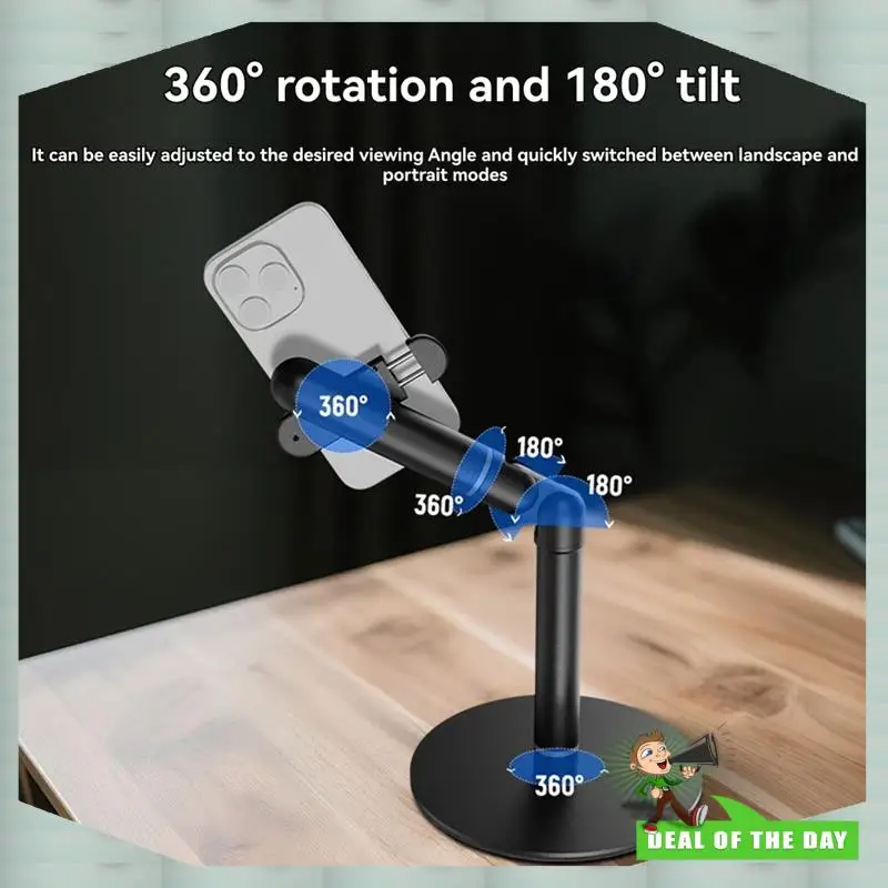 

24-Hour Delivery Desktop For Mobile Telephone Holder Stand Bracket Live Broadcast Adjust Positioning With Phone Holder For Smart