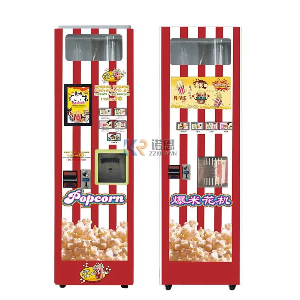 2023 Popular Design Automatic Popcorn Vending Machine Food Vending Machine Popcorn