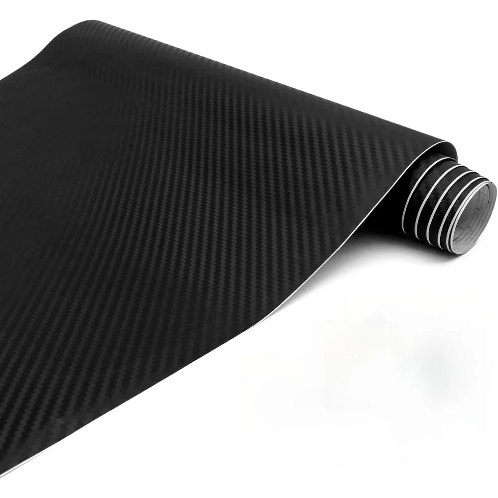 Auto-Klebeband aus Kohlefaser, hochfester Klebstoff für die Inneneinrichtung/Außendekoration von Autos, kratzfest, leicht zu schneiden und zu kleben
