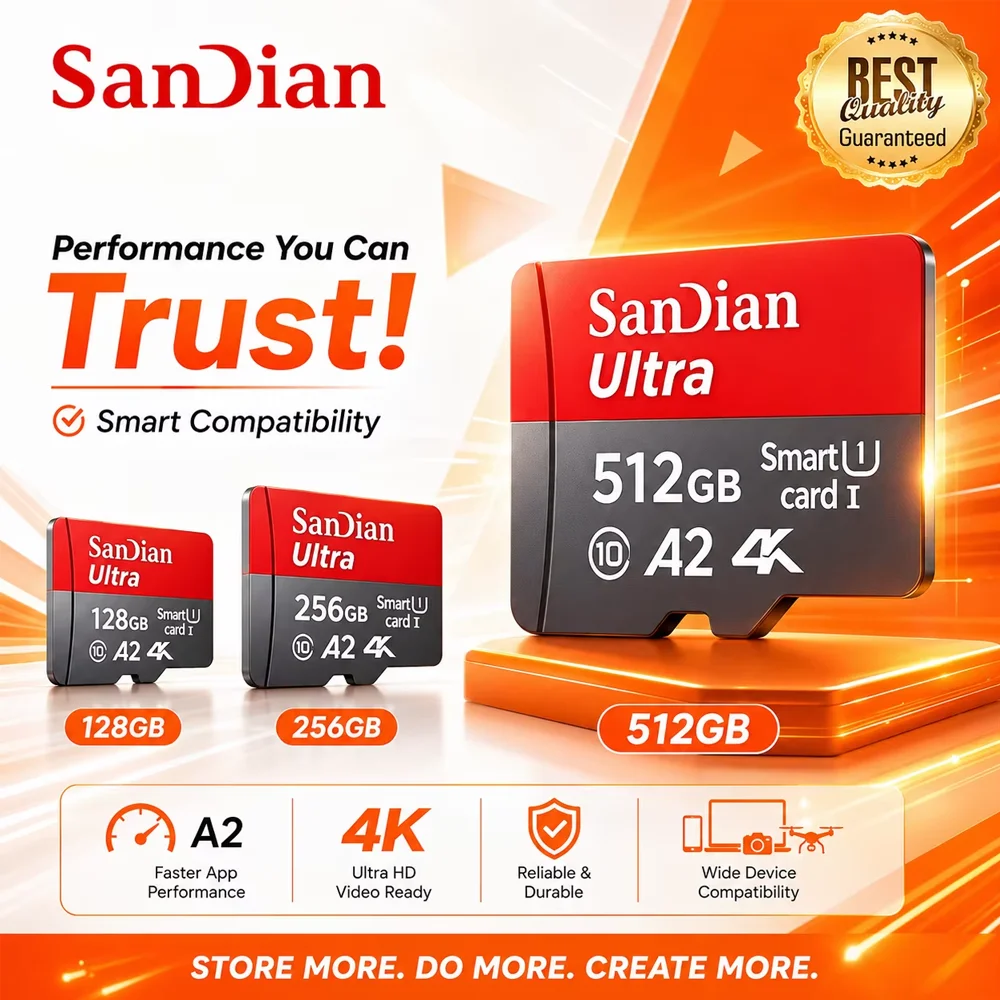 Microsd Card Tablet - Yüksek Hızlı UHS-I U3 V30 A2