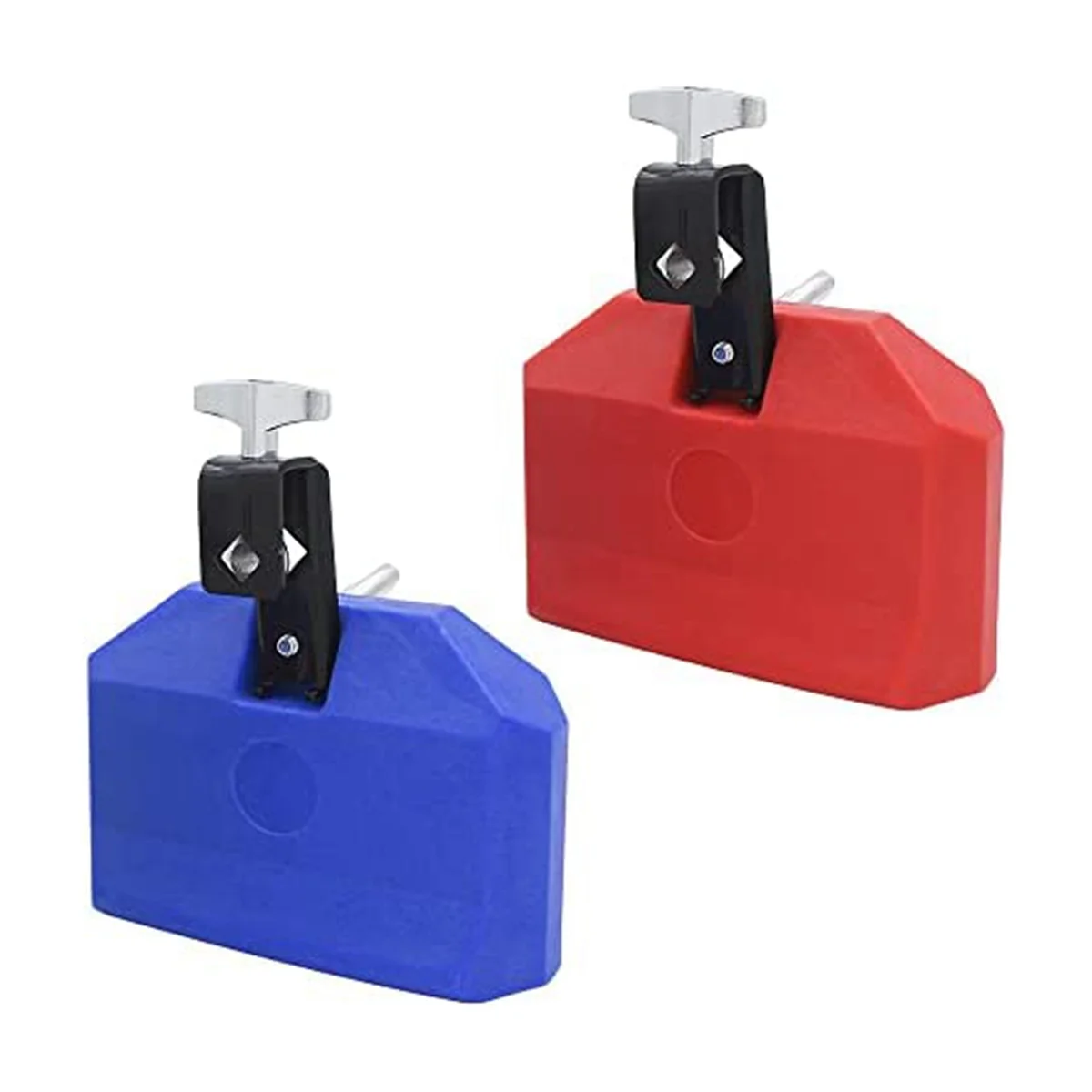 5 Inch Jam Block,Plastic Musical Percussion Block Compatible with Latin Drum Instrument (Yellow)