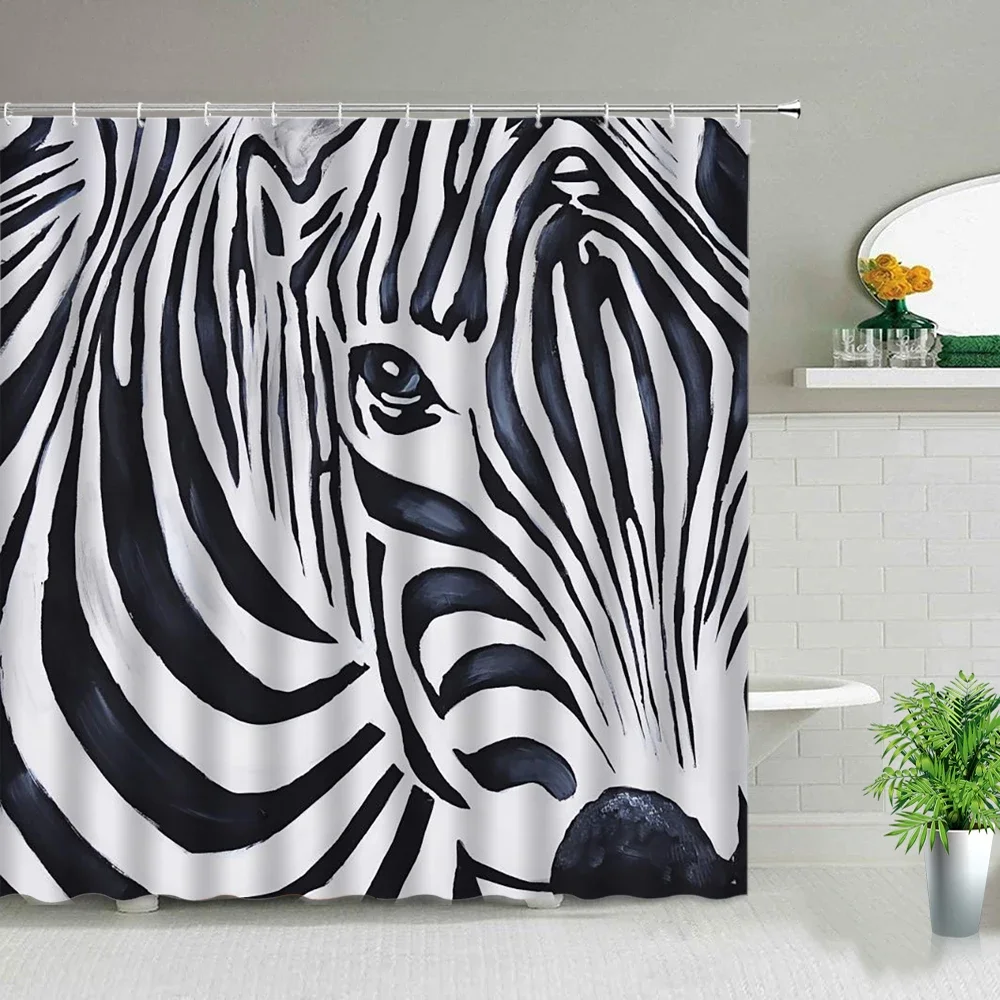 

Забавный слон, занавеска для душа, набор для ванной комнаты с крючками, полиэстеровые занавески для ванной с животными, милый детский декор для детской комнаты, подвесная ткань