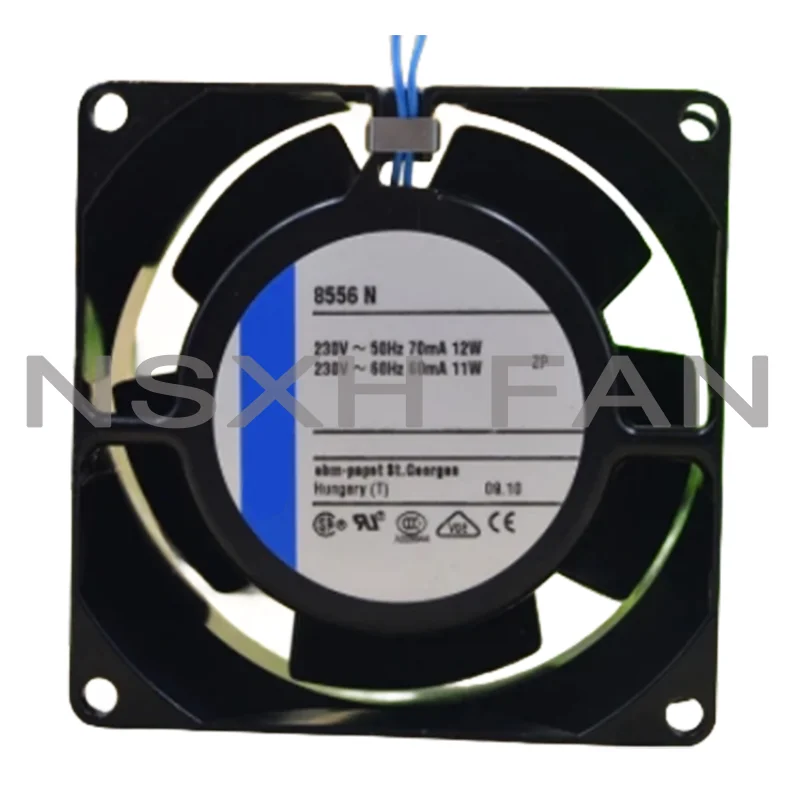 

NEW 8556N 8556 N AC 230V METAL HIGH TEMPERATURE RESISTANCE ORIGINAL COOLING FAN 8CM 8038 80*80*38MM