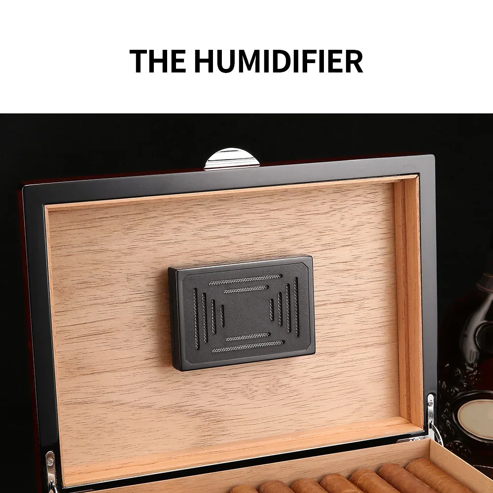 Portable Humidor for Cigar Travel Humidors Cigars Accesories Cigar Box Humidifier Accessories Cases Professional Lighters Home