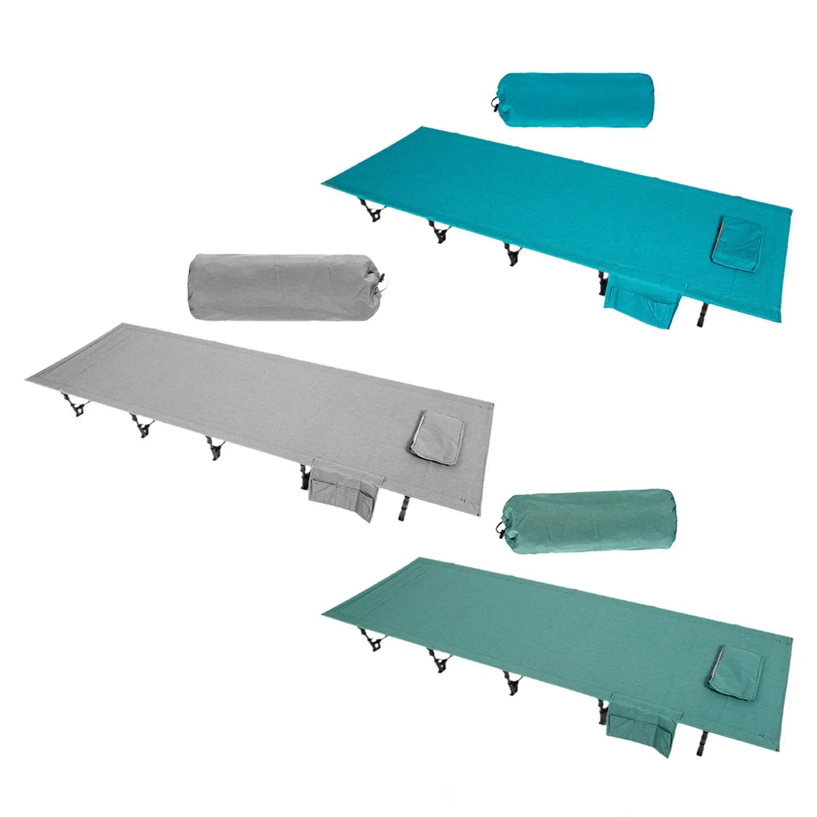 Cama de camping plegable, cuna de campamento plegable resistente y transpirable para viajes, RV, senderismo