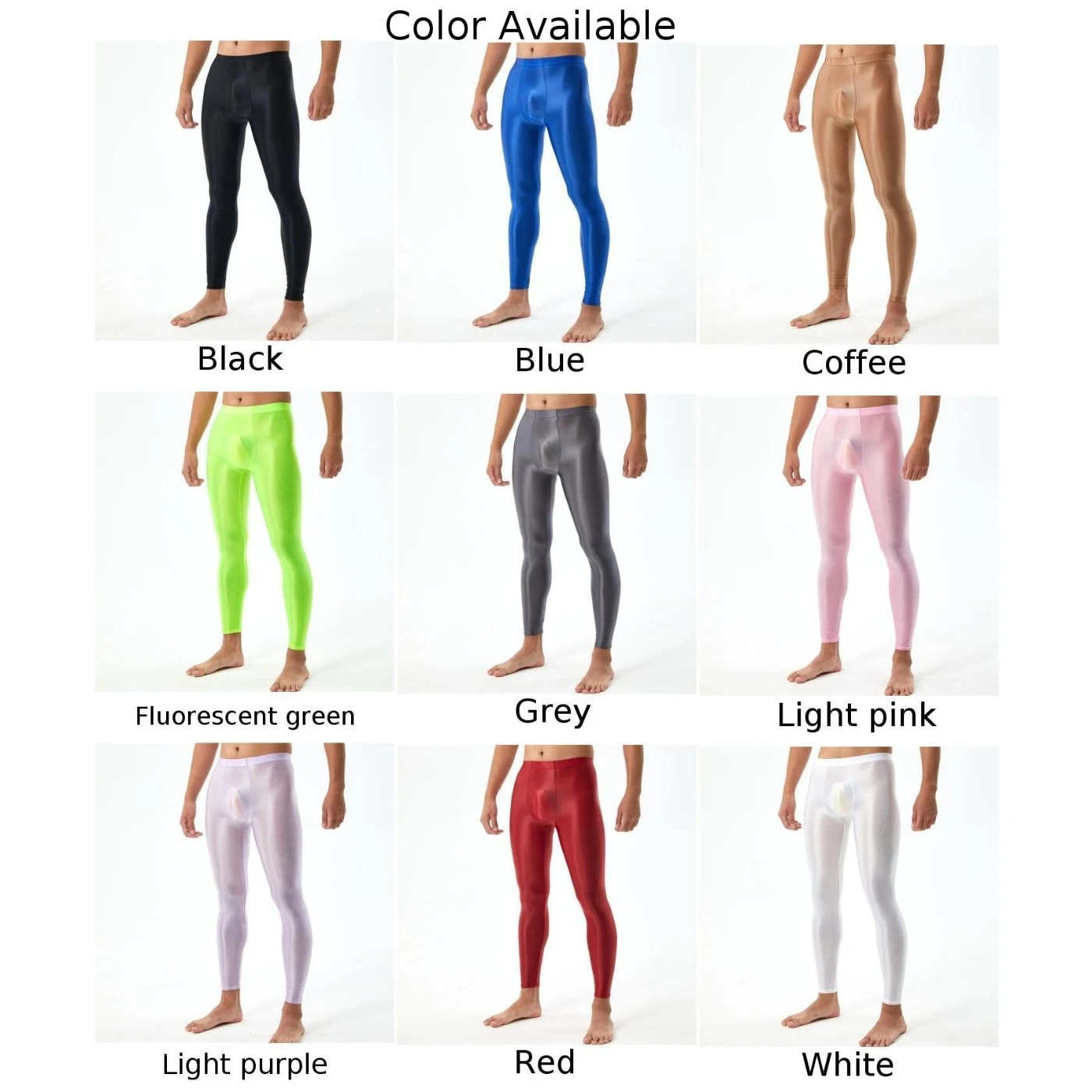 Sexy and Comfortable Sheer Long John Underwear Pants for Men  Silky and Tight Leggings  Sizes Available from M to 2XL