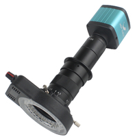 4K 48MP HD 1080P HDMI USB Digital Video Microscope Camera 100X 300X C-Mount Lens Professional Phone PCB Soldering Repair Tools