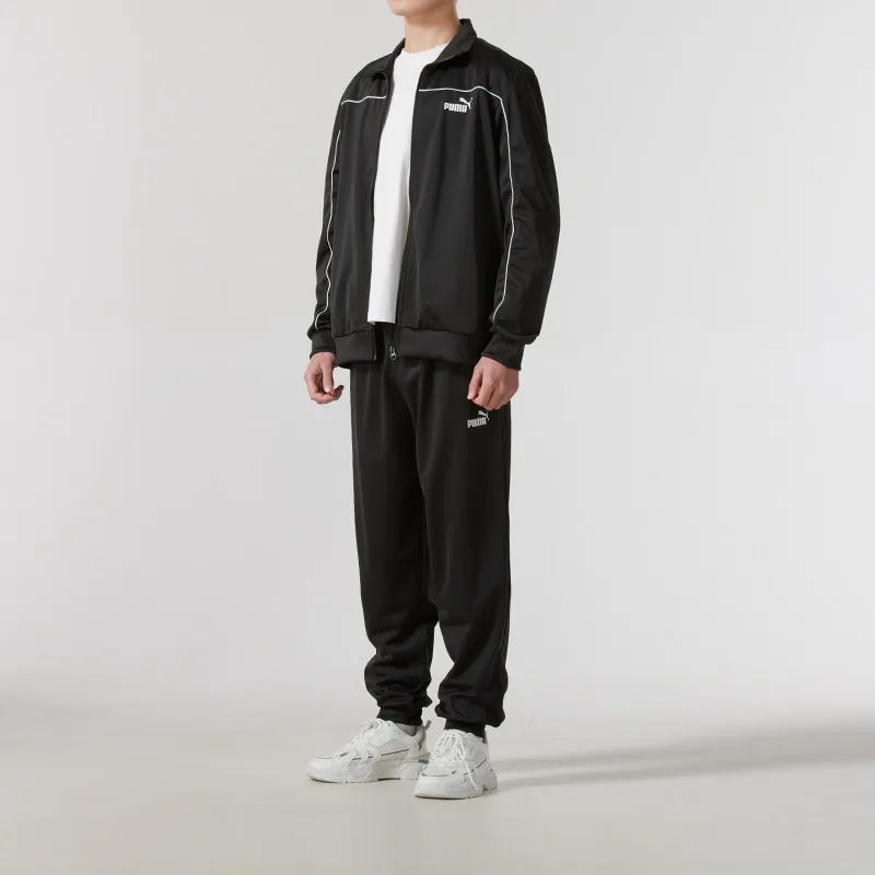 PUMA PUMA Simple Training Men's Sports and Leisure Suit Two-piece Jacket Trousers 687653-01