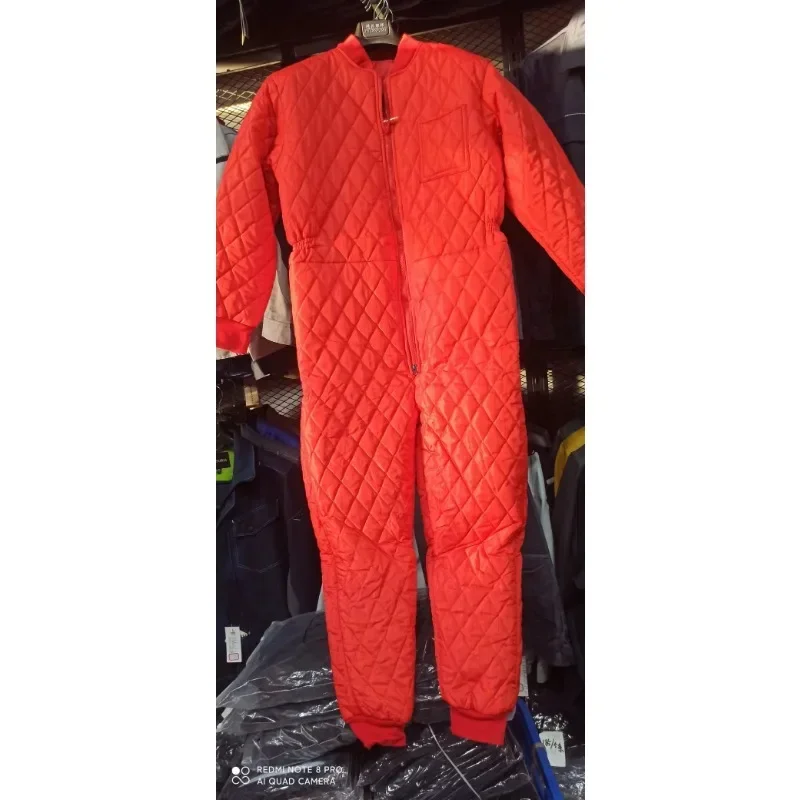 Winter Work Clothing Cold Storage Worker Overalls Cotton Padded Working Jumpsuit Warm Thick Thermal Coveralls Warehouse Workshop