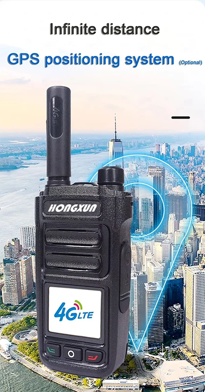 HX T72 portatile 4G LTE POC Walkie Talkie GPS sicuro con ricevitore wireless Zello sicuro a lungo raggio Sistema Android Copertura globale
