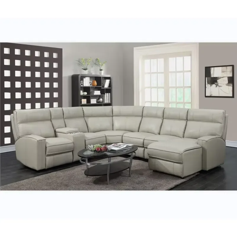 #Best-selling Couch Living Room L Shaped Genuine Leather Lounge Sofa Set