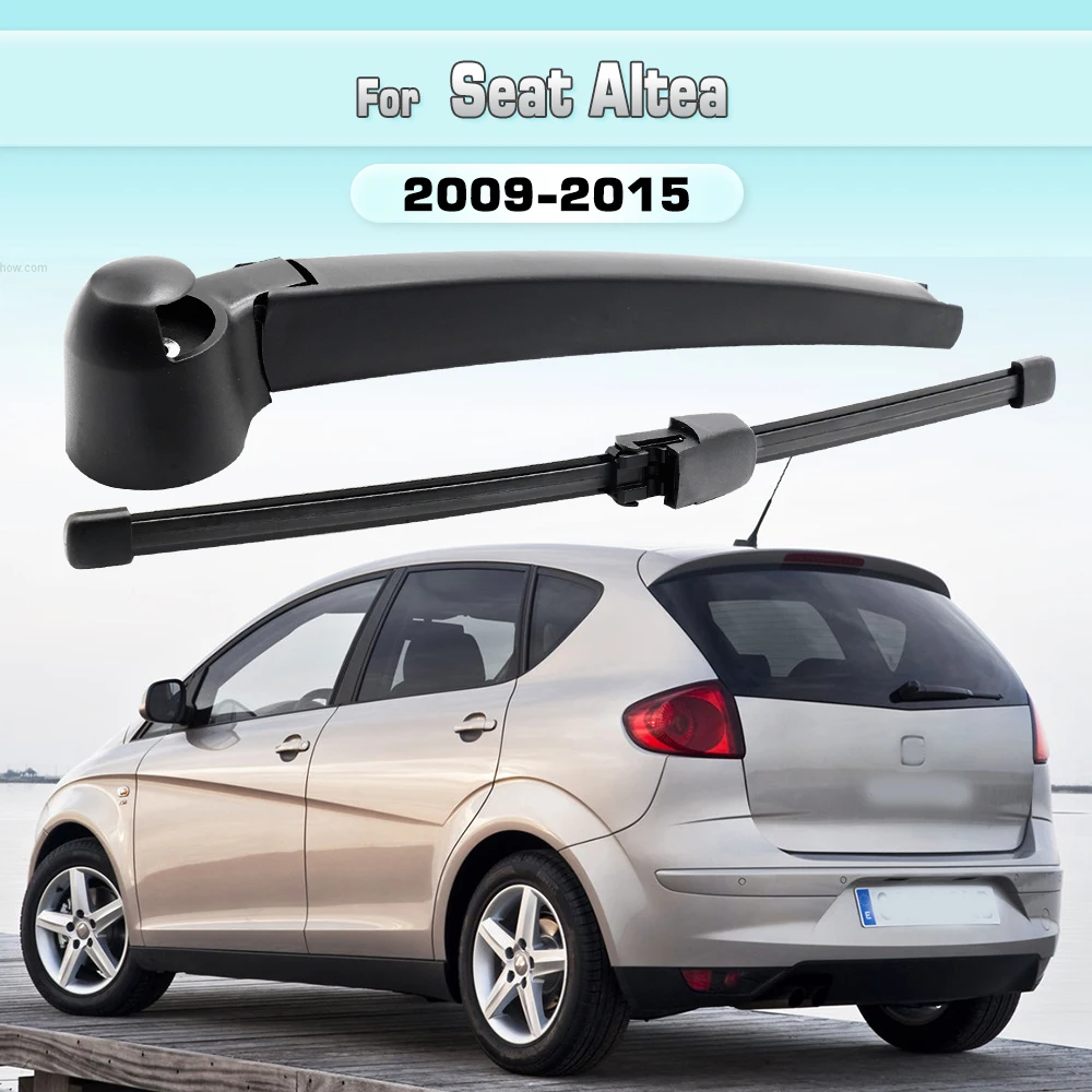 Wiper Rear Wiper Blade & Arm Set Kit For Seat Altea 2009 - 2015 Windshield Windscreen Window Brush