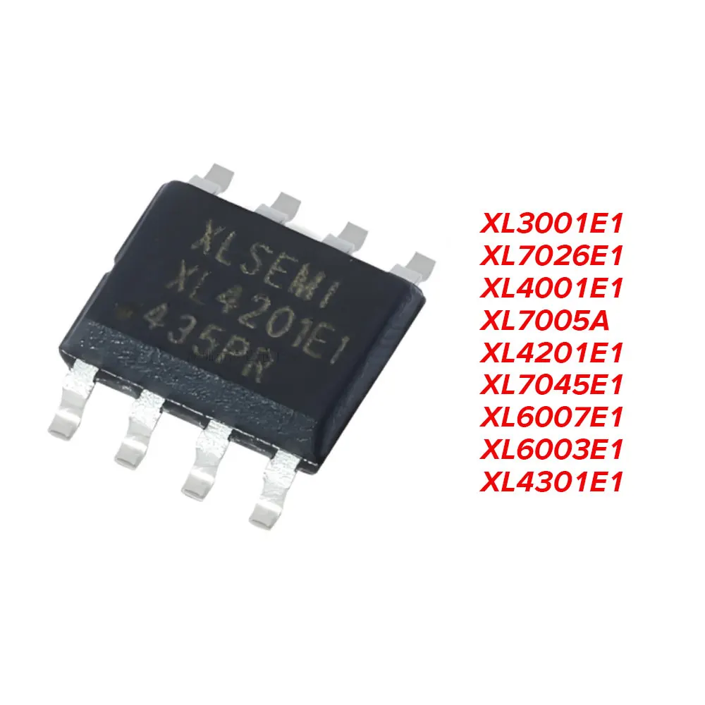 

5PCS XL6003E1 XL3001E1 XL4001E1 XL4201E1 XL4301E1 XL6007E1 XL7005A XL7026E1 XL7045E1 XL3001 XL4001 XL4201 IC Chip