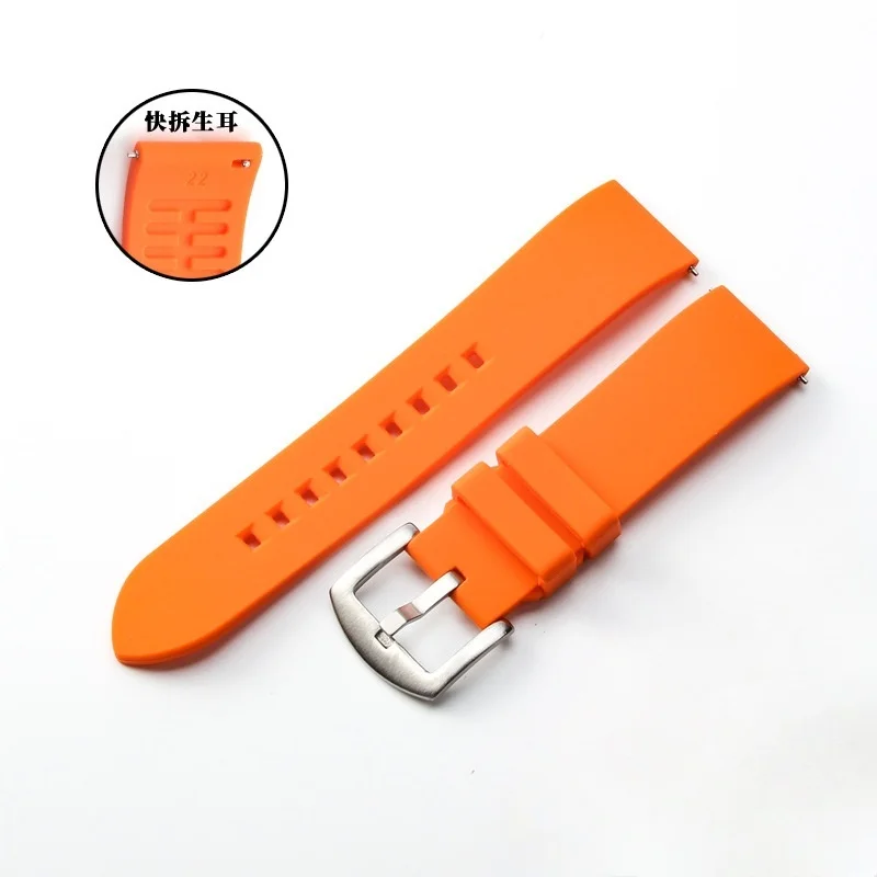 19/20/21/22/24 مللي متر ساعة مطاطية الفرقة سيليكون حزام ل كاسيو سايكو المواطن لونجين تيسو أوريس العالمي سوار الساعة الذكية
