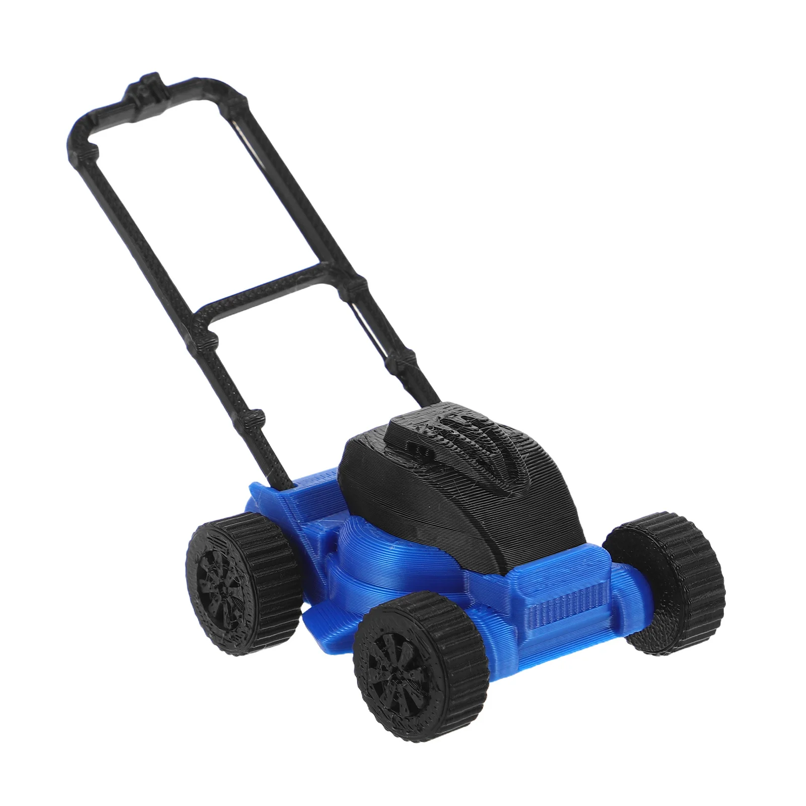 

Miniature Lawn Mower Realistic Dollhouse Yard Landscaping Ornament Plastic Garden Tool for Creative Micro Garden Decoration