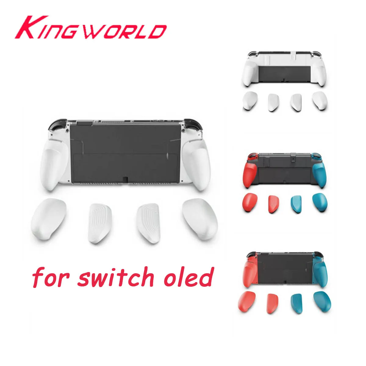 

for switch oled GripCase Lite Protective Case Cover Shell with Replaceable Grips for switch oled Repair Accessories