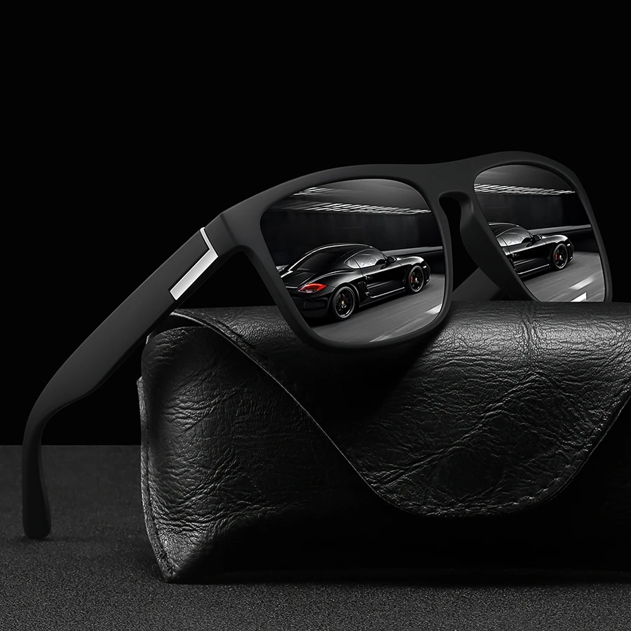 

Модные винтажные квадратные солнцезащитные очки для мужчин и женщин, для рыбалки и вождения, мужские роскошные брендовые дизайнерские солнцезащитные очки с антибликовым покрытием, очки в стиле ретро UV400