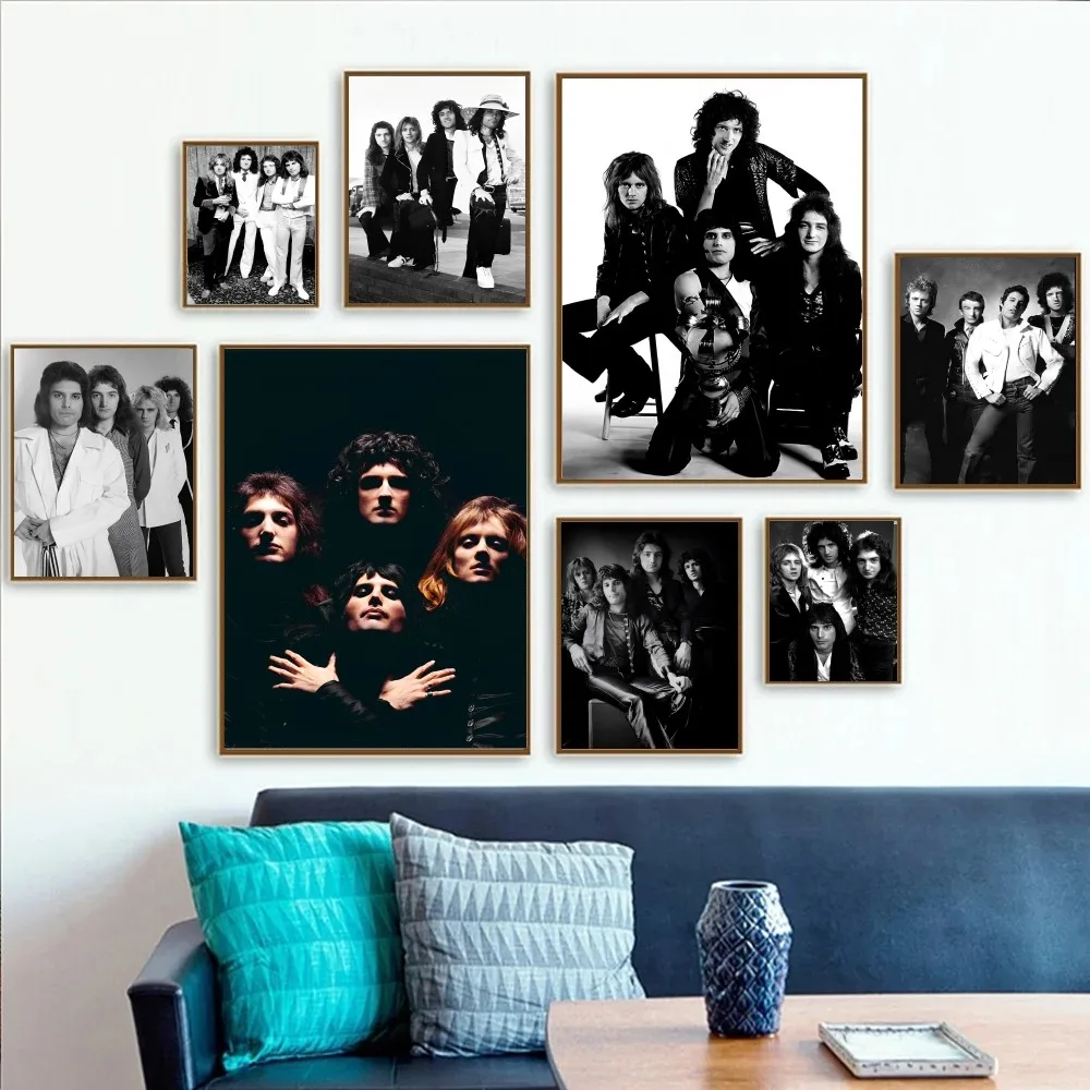 1pc Queen Poster HD Posters Home Room Bar Cafe Decor Art Wall Painting Picture