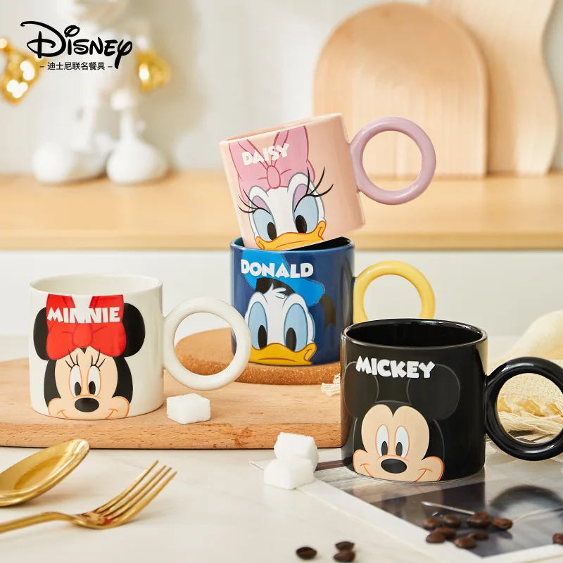 230/500/530ml Disney Mug Mickey Mouse Donald Duck Cartoon Ceramic Mug Coffee Milk Cups Drinkware Water Cup Gifts