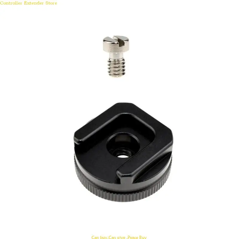 

Camera Hot Shoe Mount to 1/4"-20 Tripod Screw Adapter for Microphone, LED Light Widely Application Fine Craftsmanship