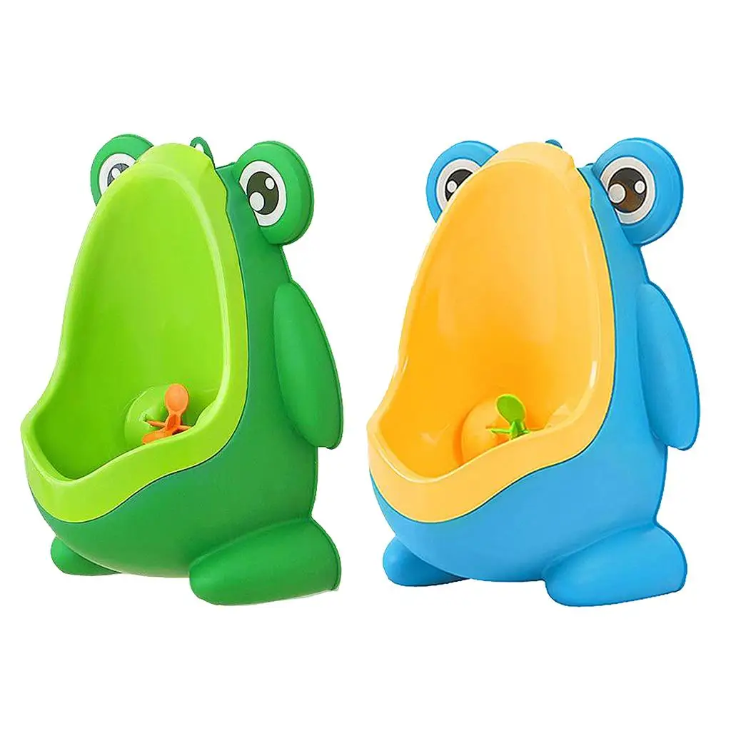 Cute Frog Little Boys Pee Toilet Children Training Potty Urinal Wall Mounted Urinal for Boys Easy to Clean  Standing Toilet Bowl