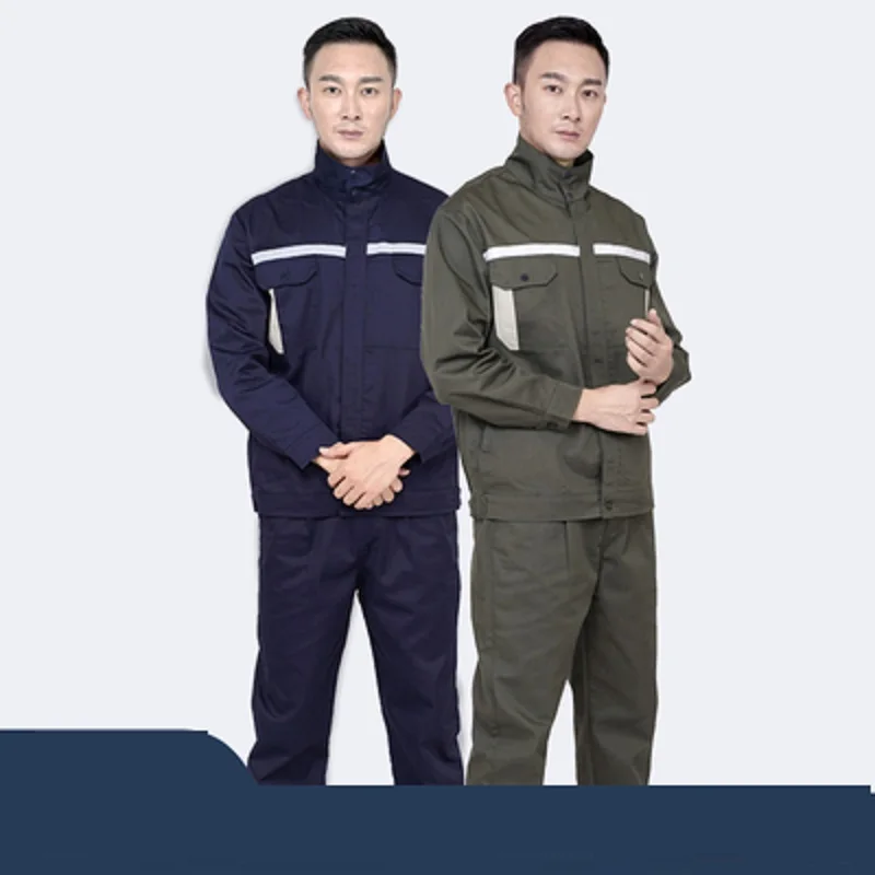 

Hi Vis Safety Work Clothing Auto Repairman Working Uniforms Factory Workshop Porter Welder Work Coverall Mens Workwear Plus Size