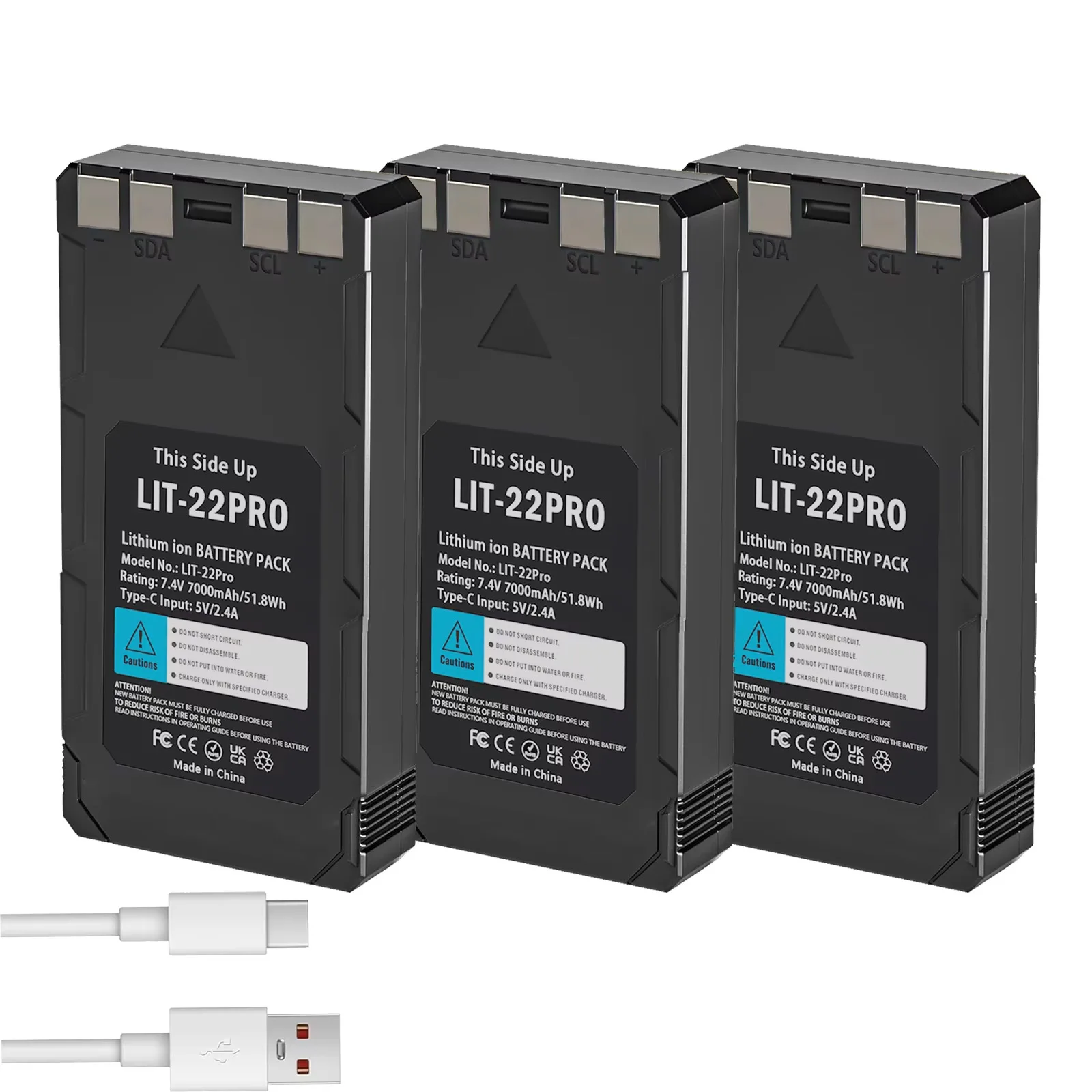 

7000mAh High Capacity Replacement Lithium Battery For SPYPOINT LIT-22 Cellular Trail Camera Flex-M Flex-S Flex G-36 Flex-Plus