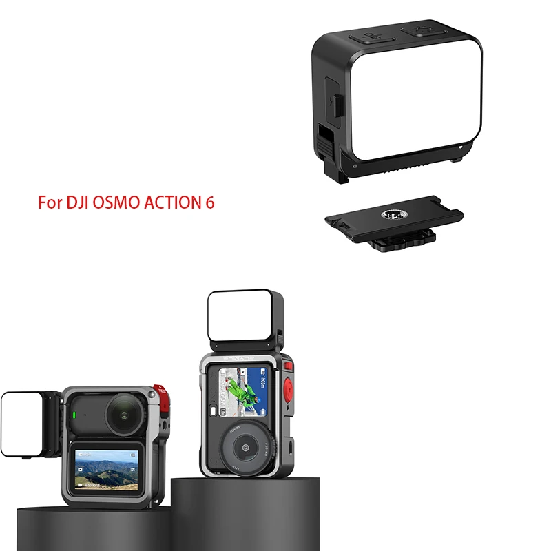 

For DJI OSMO ACTION 6 Fill Light Selfie Lighting Photography Accessory