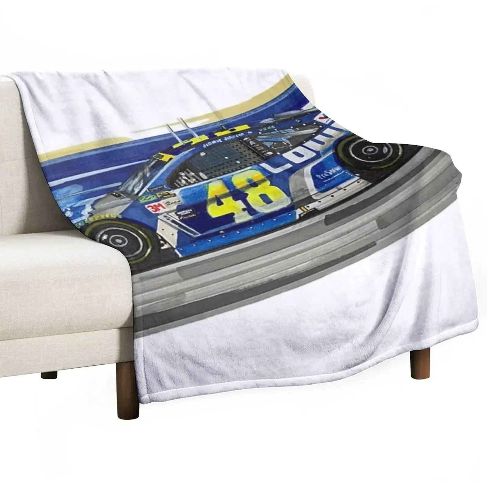 

Jimmie Johnson Throw Blanket warm winter Giant Sofa Blankets